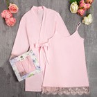 Набор женский (халат, сорочка) KAFTAN, р. 44-46, розовый - Фото 2