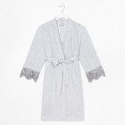 Набор женский (халат, сорочка) KAFTAN, р. 40-42, серый - фото 24548916
