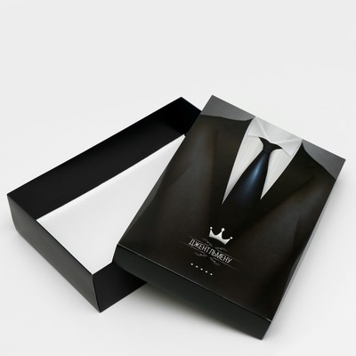 Коробка подарочная сборная «Джентльмен», 30×20×9 см