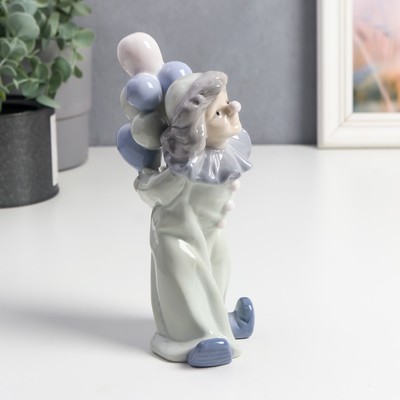 Фигурка керамика «Клоун с воздушными шариками», цветной, 17×7×7.5 см