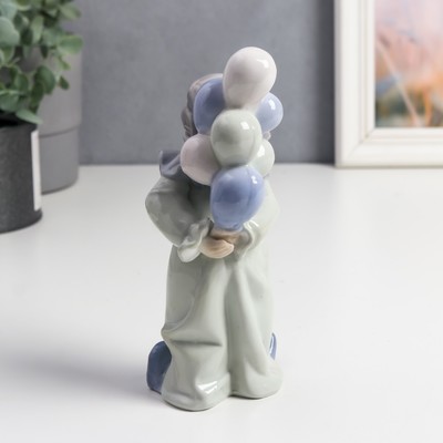 Фигурка керамика «Клоун с воздушными шариками», цветной, 17×7×7.5 см