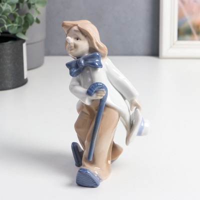Фигурка керамика «Клоун с тросточкой», кобальт, 17×8×8.5 см