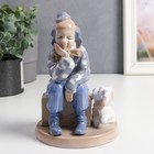 Фигурка керамика «Клоун с собакой», цветной, 18×12×12 см - Фото 1