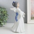 Сувенир керамика "Ангел с лютней" цветной 18,7х8х9 см - фото 6532313