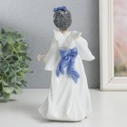 Сувенир керамика "Ангел с лютней" цветной 18,7х8х9 см - фото 6532314