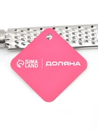 Тёрка для сыра Доляна Venus, 35.5×8 см, с ручкой, чёрная - Фото 11