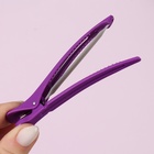 Зажимы для волос, с силиконовой лентой, набор - 6 шт., 11(±1) см, МИКС - Фото 3