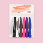 Зажимы для волос, с силиконовой лентой, набор - 6 шт., 11(±1) см, МИКС - Фото 5