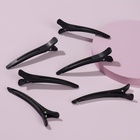 Зажимы для волос, с силиконовой лентой, набор - 6 шт., 11(±1) см, чёрные - Фото 2