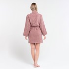 Халат махровый Экономь и Я женский, размер 42-44 цвет мокко, 100% хлопок, 320 г/м2 - Фото 13