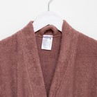 Халат махровый Экономь и Я женский, размер 42-44 цвет мокко, 100% хлопок, 320 г/м2 - Фото 8