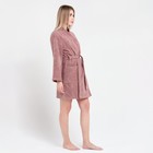 Халат махровый Экономь и Я женский, размер 46-48 цвет мокко, 100% хлопок, 320 г/м2 - Фото 12