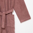 Халат махровый Экономь и Я женский, размер 50-52 цвет мокко, 100% хлопок, 320 г/м² - Фото 9