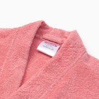 Халат женский махровый «Экономь и Я», размер 42-44, пыльно-розовый, хлопок, 320 г/м² - Фото 3