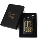 Фляжка BIG BOSS, нержавеющая сталь, 240 мл, с воронкой - Фото 7