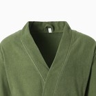 Халат махровый мужской «Экономь и Я», размер 52-54, 100% хлопок с AIRO, 320 г/м², хаки - Фото 6