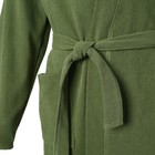 Халат махровый мужской «Экономь и Я», размер 52-54, 100% хлопок с AIRO, 320 г/м², хаки - Фото 8