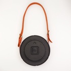 Зеркало настенное «Антураж», d зеркальной поверхности 28.5 см, цвет золотистый, чёрный - фото 26634242