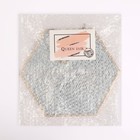 Зеркало настенное «Изящная геометрия», зеркальная поверхность 16,5 × 18,5 см, цвет золотистый - Фото 5