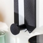 Крючок декоративный металл на клеевой ленте "Геометрия" 6х4 см - фото 804713121