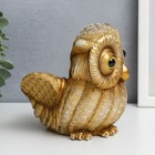 Сувенир полистоун "Филин Генрих пучеглазый - расправь крылья" бронза 13,8х13,6х16 см - фото 21470625