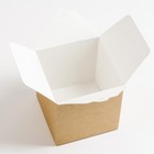Коробка складная крафт, 10 х 10 х 10 см - Фото 3