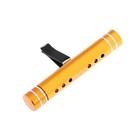 Ароматизатор в дефлектор Grand Caratt, металл, 8 см, цветочный, золотой - Фото 1