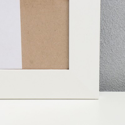 Фоторамка для фото 40×50 см Trend, МДФ, белая, (пластиковый экран)