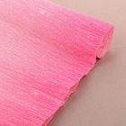 Бумага креп "Переход", цвет ярко-розовый, 0,5 х 2,5 м - Фото 3