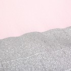 Бумага креп, с серебряным верхом, цвет розовый, 0,5 х 2,5 м - Фото 3