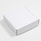 Коробка самосборная, белая, 24 х 24 х 7,5 см - фото 321315852