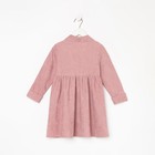 Платье детское KAFTAN "Velvet", р. 30 (98-104), пыльно-розовый - фото 117401156