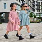 Платье детское KAFTAN "Velvet", р. 36 (134-140), пыльно-розовый - фото 804713952