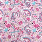 Бумага упаковочная «Единороги», глянец, 70×100 см, 1 лист - Фото 5