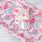 Бумага упаковочная «Единороги», глянец, 70×100 см, 1 лист - Фото 1