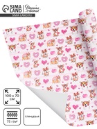 Бумага упаковочная «Корги», глянец, 70×100 см,1 лист - Фото 1