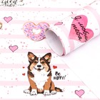 Бумага упаковочная глянцевая «Корги», 70×100 см,1 лист - Фото 4