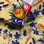 Бумага упаковочная глянцевая "Тюльпаны", 70 × 100 см,1 шт. - Фото 3