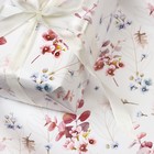 Бумага упаковочная глянцевая "Акварельные цветы", 1 лист, 70 × 100 см - Фото 7