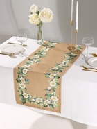 Дорожка на стол «Этель» Camellia 40×146 см, 100% хлопок, саржа 190 г/м², бежевая - Фото 2