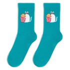 Подарочный набор термос и носки 3 пары KAFTAN Cat, р. 37-39 (23-25 см) - фото 24646936