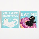 Подарочный набор термос и носки 3 пары KAFTAN Cat, р. 37-39 (23-25 см) - фото 24646937