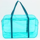 Набор сумок в роддом, 3 шт., цветной ПВХ, цвет бирюзовый - фото 8679257
