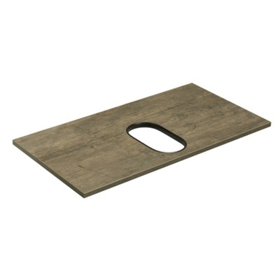 Столешница под раковину AQUATON «Лофт Фабрик 80», 398×750 мм, цвет дуб кантри