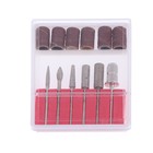 Аппарат для маникюра LuazON LMH-06, 6 насадок, до 35000 об/мин, черно-белый - Фото 5