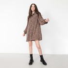 Платье женское MIST р. 44, бежевый - фото 809220460