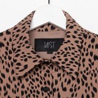 Платье женское MIST р. 44, бежевый - фото 809220462