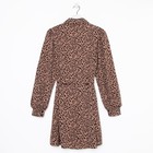 Платье мини женское на пуговицах MIST, размер 50, бежевое  (артикул 7447037)  большой выбор товаров оптом и в розницу по низким ценам с доставкой