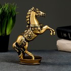 Фигура "Конь на дыбах" золото, 5,5х12х16см - Фото 2