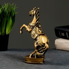 Фигура "Конь на дыбах" золото, 5,5х12х16см - Фото 3